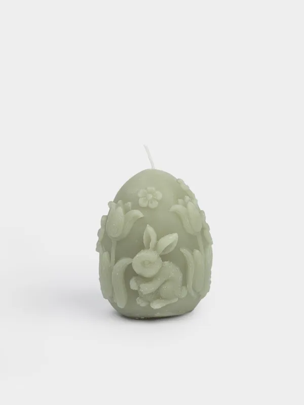 Шам, 6x8 см, жасыл, Жұмыртқа, Easter lace, image-0