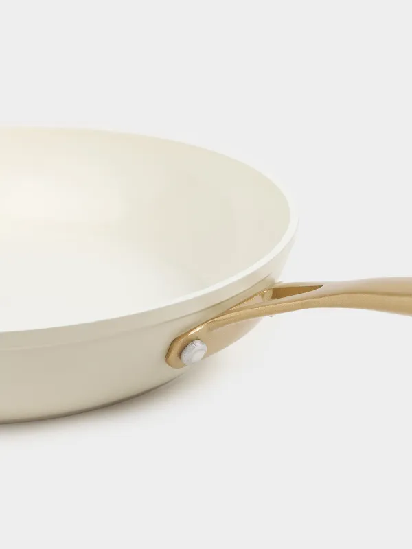 Таба, 24 см, жабыны бар, алюминий, сүт түстес, Piatto gold, image-3