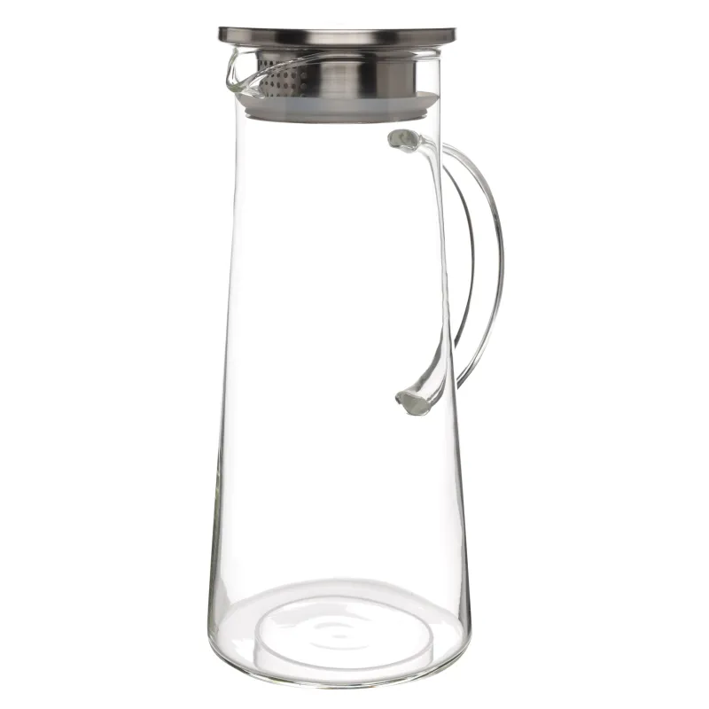 Құмыра, 1,3 л, сүзгі қақпағы, пайдаланылған Шыны / Болат, Пирамида, image-1