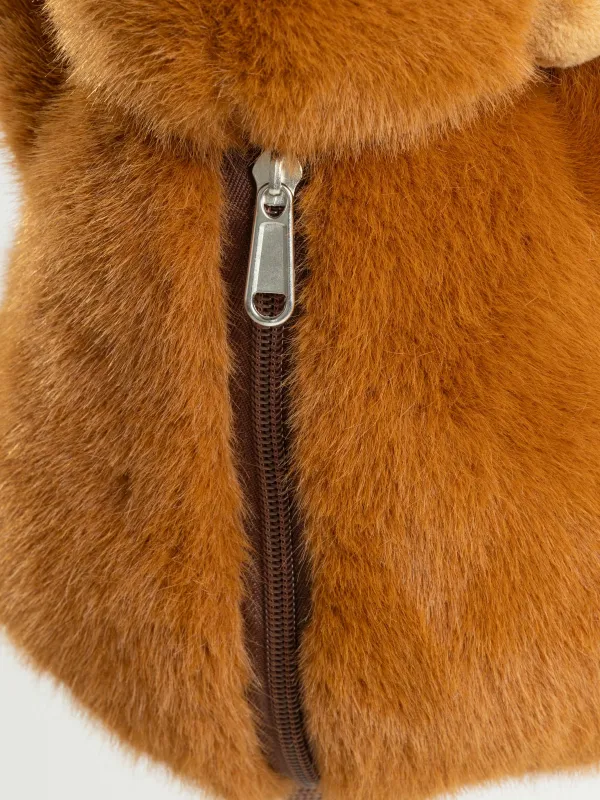 Рюкзак, 30х20 см, балаларға арналған, полиэстер, сарғылт-қоңыр, Ұйықтап жатқан аю, Bear, image-4