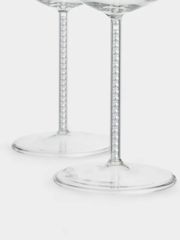 Шампан бокалы, 300 мл, 2 дана, інжу-маржаны бар, шыны/пластик, Crystal pearl, image-4