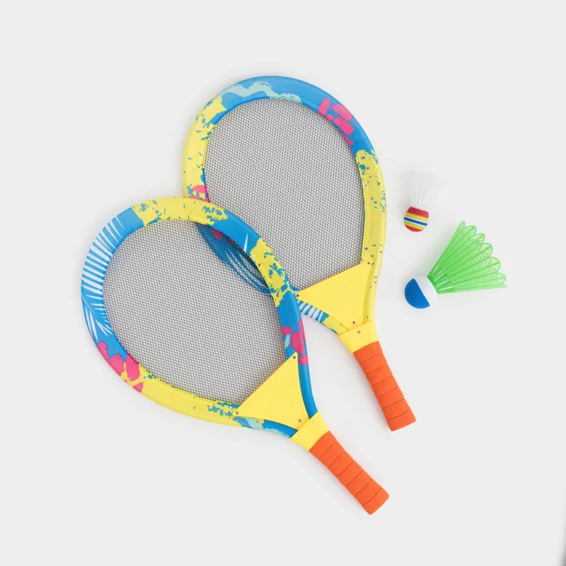 Набор игровой, 4 пр, полиуретан/полиэстер, цветной, Бадминтон, Game