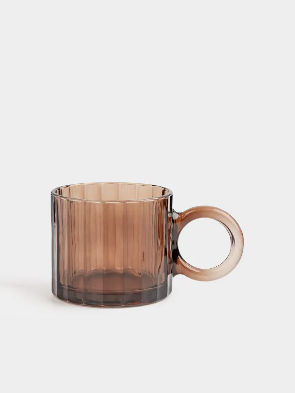 Саптыаяқ, 300 мл, шыны, қоңыр, Clear color, image-0