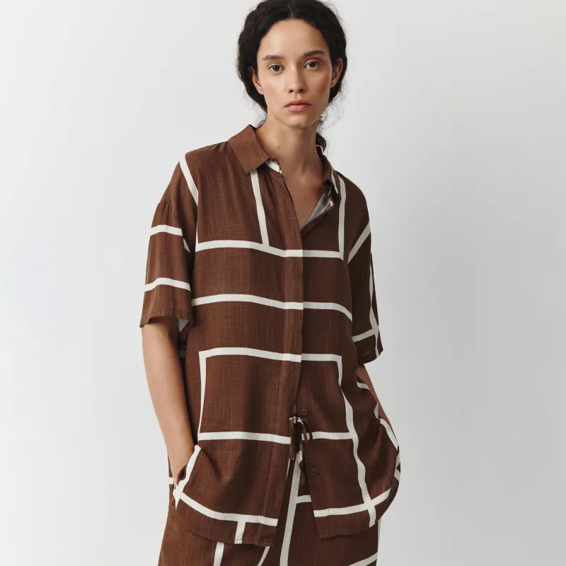 Рубашка женская, с коротким рукавом, Nataly