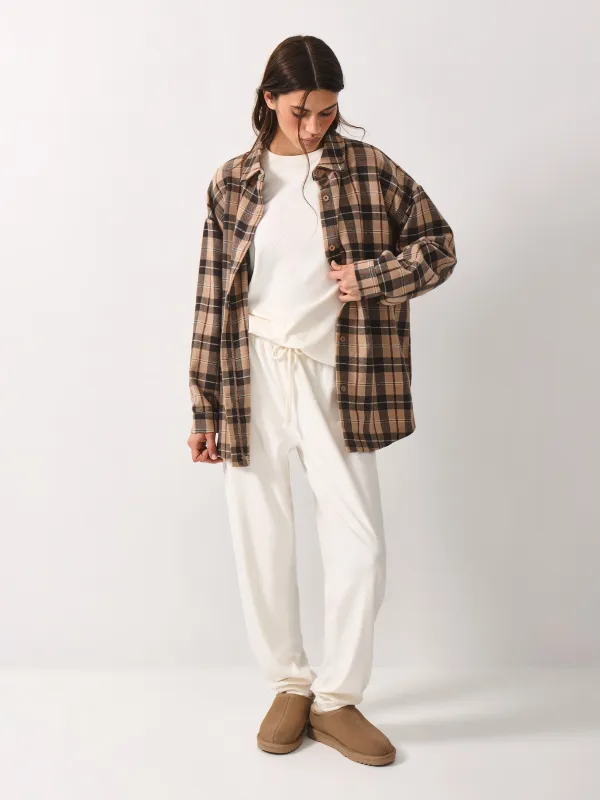 Брюки домашние, молочные, Tamila, image-0