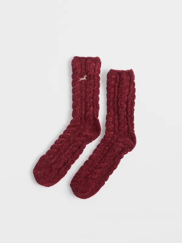 Носки женские, Knitted chenill, image-0