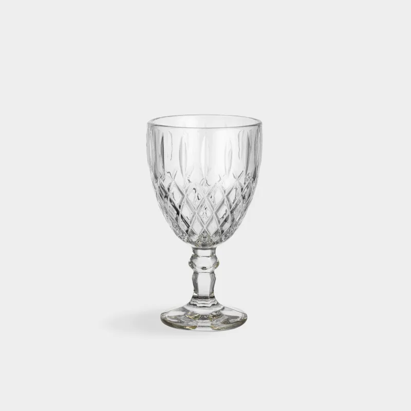 Бокал-кубок для вина, 300 мл, стекло Р, желтый градиент, Rhomb gradient