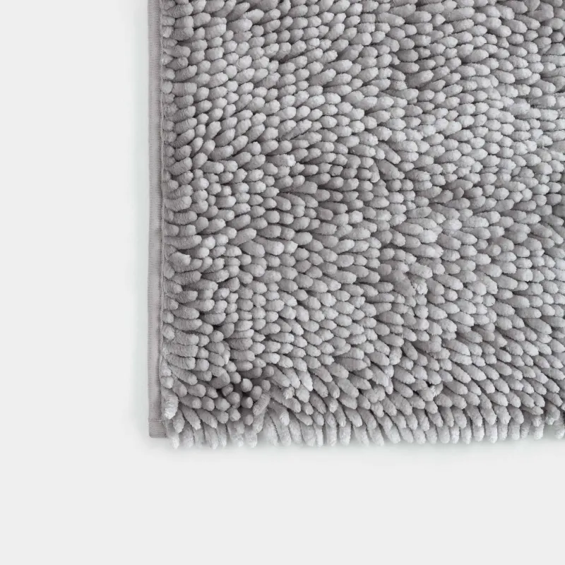 Кілемше, 65х100 см, сырғанауға қарсы, полиэстер, қоңыр, Fluff, image-2