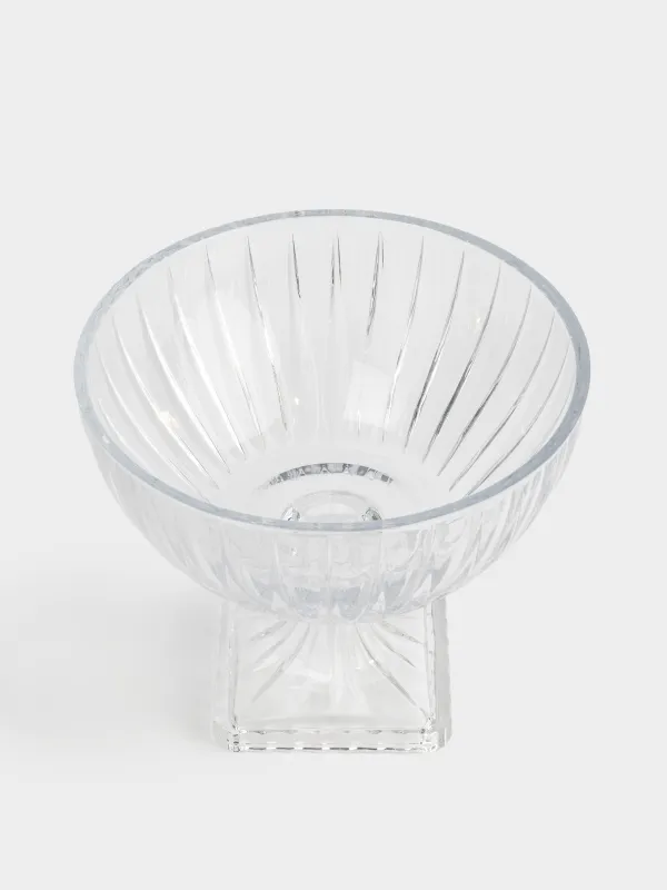Ваза для фруктов, 25х22 см, на ножке, Glare, image-3