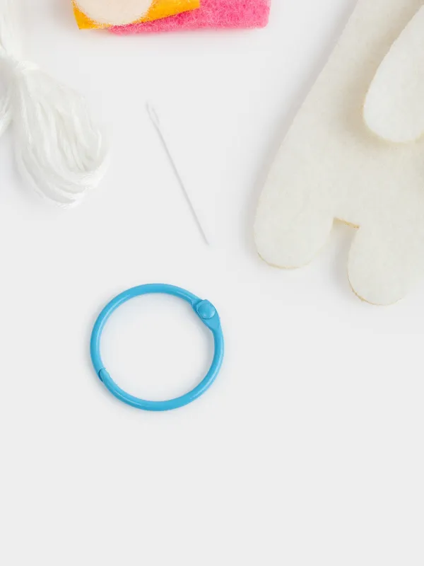 Шығармашылыққа арналған жиынтық, 13х15 см, қолөнер, киіз, салпыншақ, Лама, Creativity, image-3