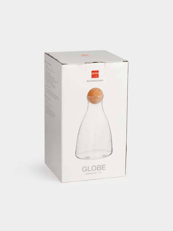 Графин, 1,7 л, қақпағы бар, шыны Б / тығын, доп, Глобус, image-5