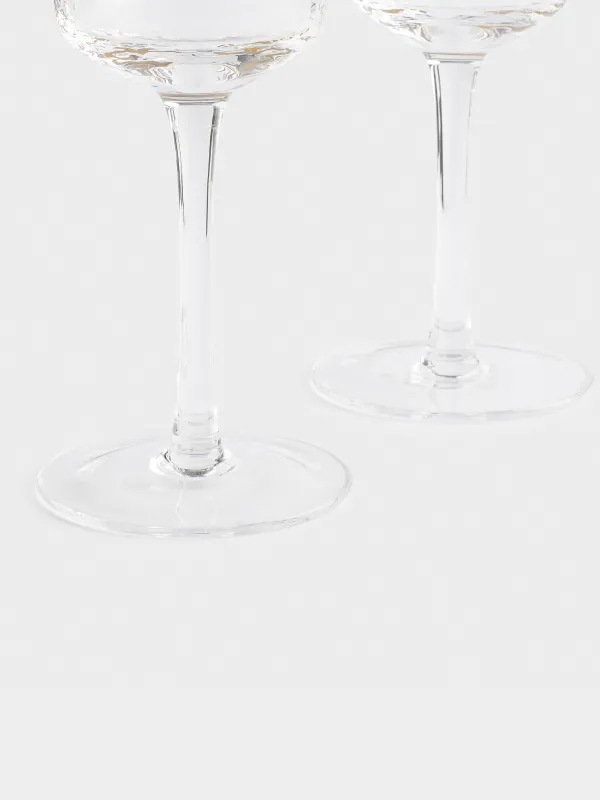 Бокал для вина, 2 шт, с золотистым кантом, Ripply gold, image-2