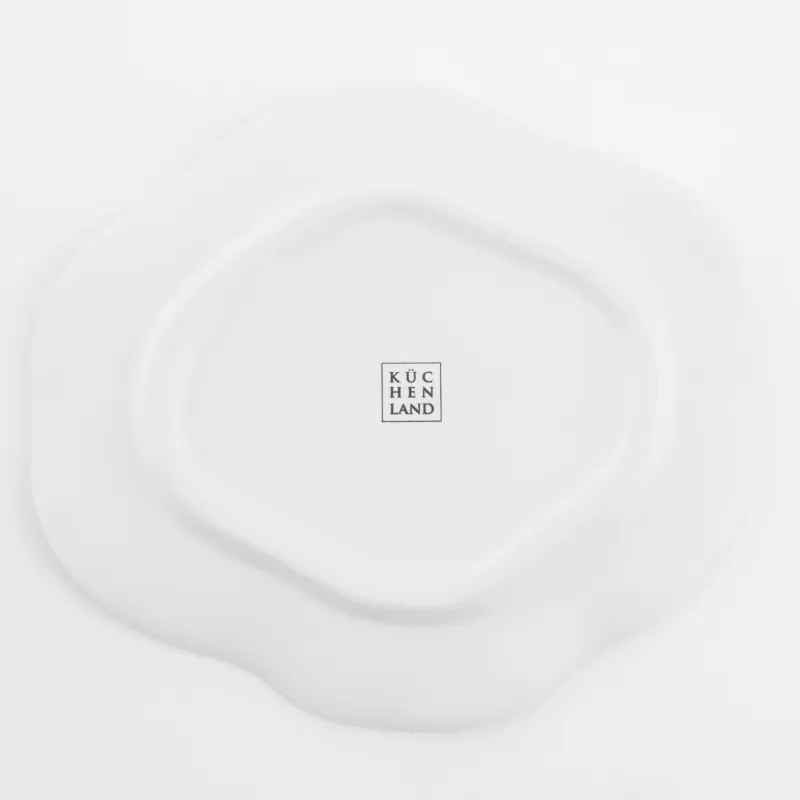 Пара чайная, 1 перс, 2 пр, 460 мл, керамика D, белая, Pause, Crumple font, image-4