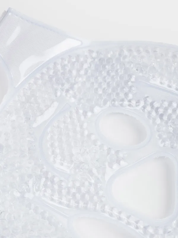 Косметикалық бет маскасы, 22 см, қайта пайдалануға болатын, гель, ақ, Beauty salon, image-5