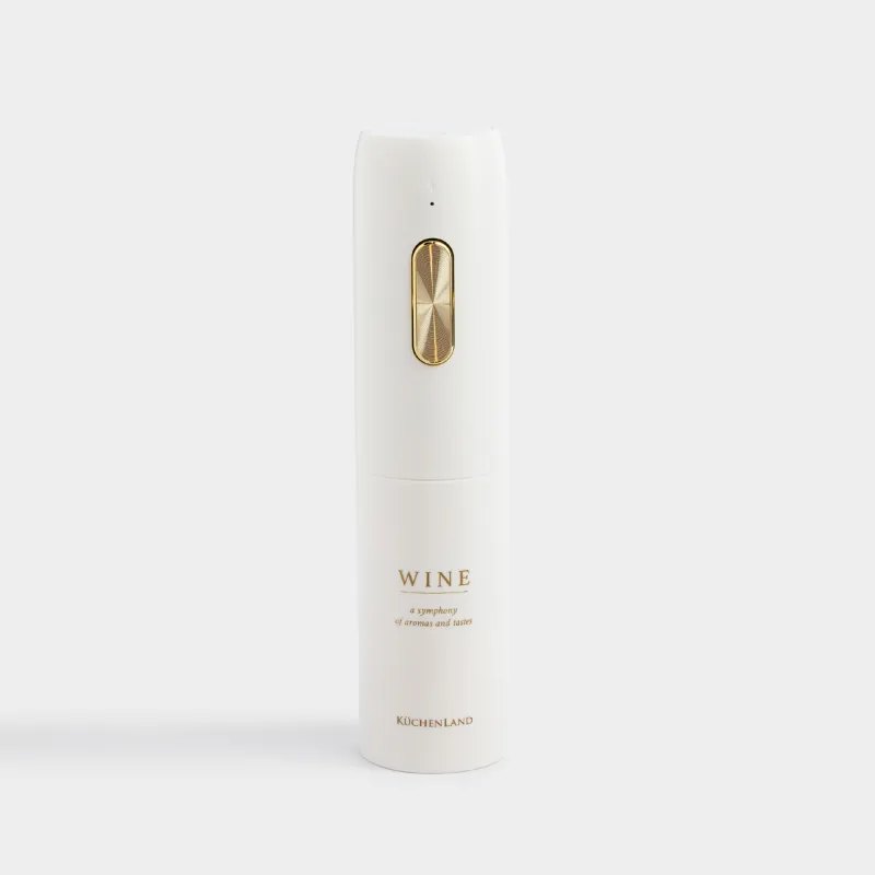 Электрлік штопор, 20 см, пластик, LED B, сүт түстес, Дизайн, Course