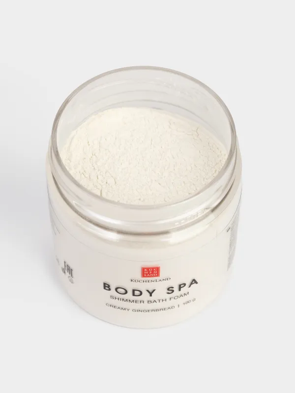 Ваннаға арналған көбік, 100 гр, шиммері бар, Кілегейлі пряник, Сүт ваннасы, Body spa, image-1