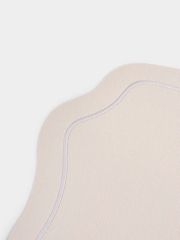 Салфетка под приборы, 38х47 см, ПВХ/полиэстер, фигурная, молочная, Винтаж, Rock vintage, image-5