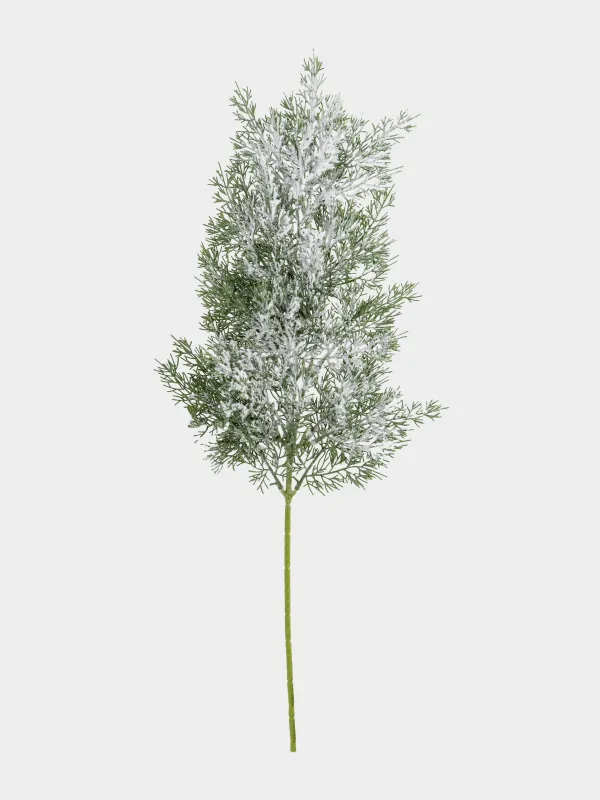 Ветка декоративная, 66 см, пластик/полиэстер, Заснеженная ель, Snowy decor, image-0