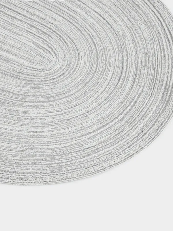 Салфетка под приборы, 30x45 см, полиэстер, овальная, песочно-бежевая, Rotary, image-2