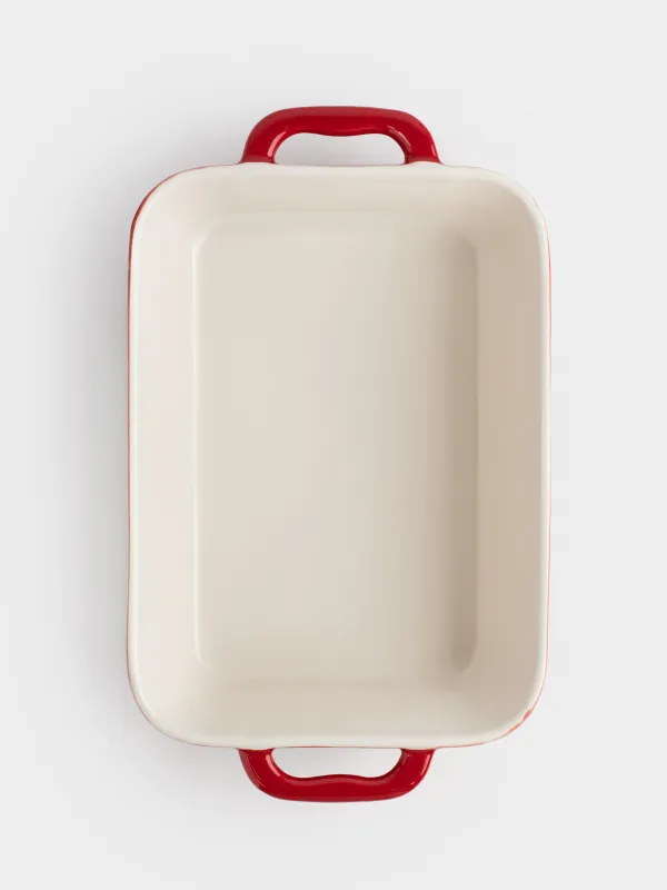 Пісіруге арналған қалап, 27х20 см, керамика, тікбұрышты, қызғылт, Градиент, Cakes gradient, image-7