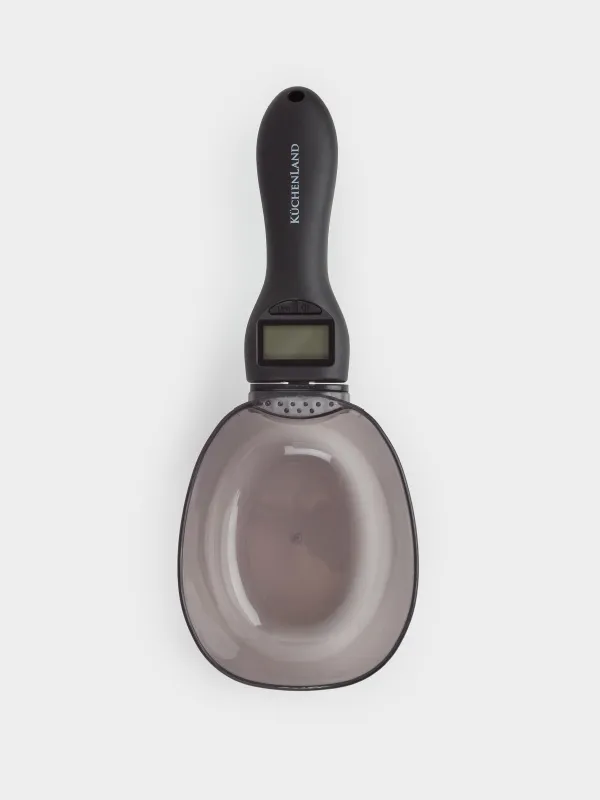 Таразы-қасық, үй жануарларына арналған тағам үшін, 23х9 см, электронды, пластик, қара, Pet, image-6