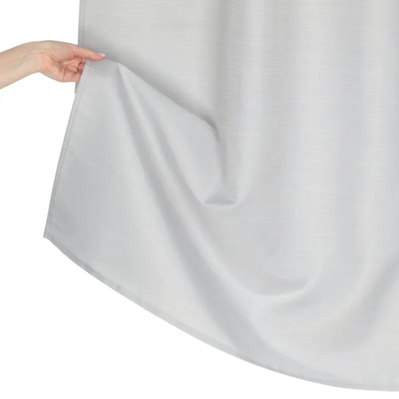 Штора для ванной, 180х180 см, с кольцами, полиэстер/металл, серая, Protection, image-3