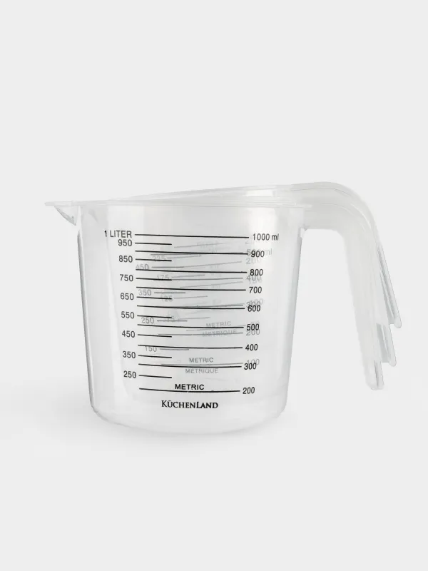 Өлшеу ыдыстарының жиынтығы, 3 дана пластик, Bakery, image-2