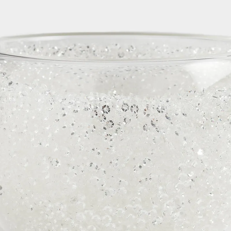 Саптыаяқ, 270 мл, шыны Б, ішінде күміс кристалдары бар, Air decor, image-1