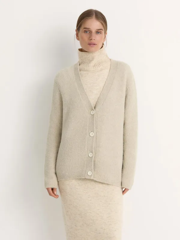 Әйелдер кардиганы, өлшемі L, полиэстер/акрил/нейлон/жүн, сарғылт-қоңыр, Lianet, image-0