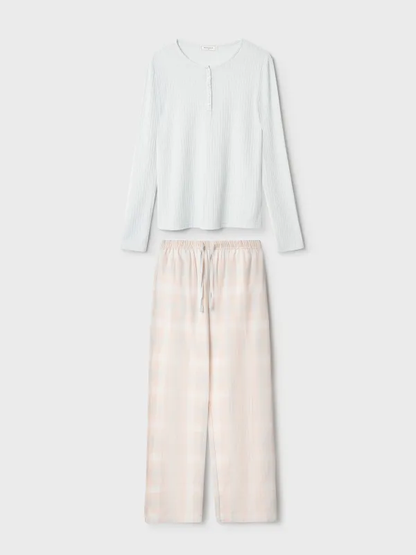 Әйелдер киім жиынтығы, үйге арналған, өлшемі M, полиэстер/мақта, көгілдір, Дизайн, Bernita, image-8