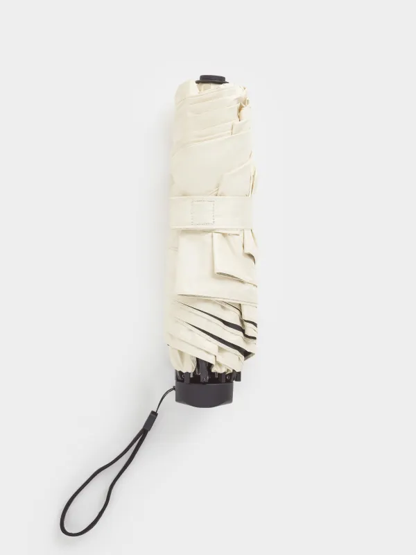 Қолшатыр, 52 см, жиналмалы, екі жақты, эпонж, сарғылт-қара, Rainy day, image-5