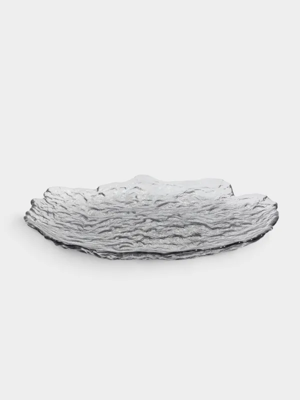 Ыдыс, 30х3 см, шыны, сұр, Nautilus color, image-3