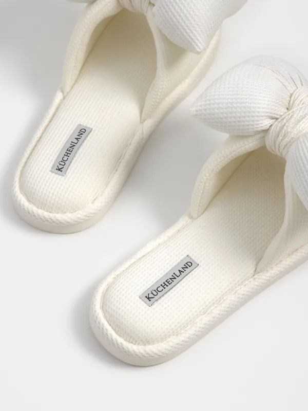 Тапочки женские, Extensive bow, image-2