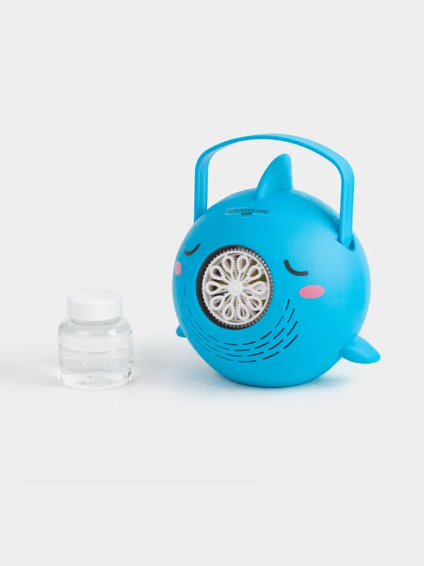 Сабын көпіршігі генераторы, 15 см, тұтқасы бар, пластик, көк, кит, Aquatic animals, image-4