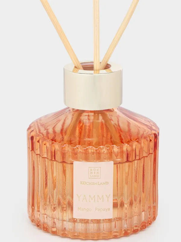 Хош иісті диффузор, 80 мл, маржан, Mango Papaya, Yammy, image-1