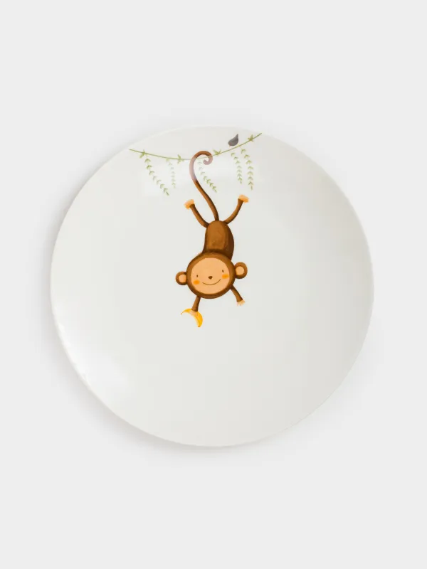 Набор посуды, детский, 1 перс, 3 пр, фарфор N, белый, Сафари, Jungle, image-2