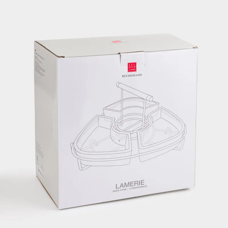 Подставка для закусок, 28x15 см, с ручкой, Lamerie, image-5