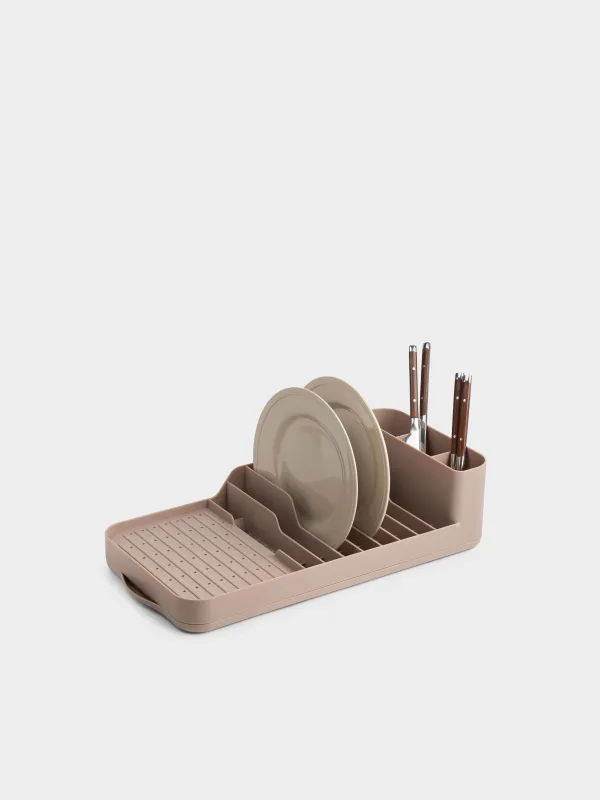 Ыдыс-аяққа арналған кептіргіш, 44х22 см, пластик, сарғылт-қоңыр, Galori, image-4