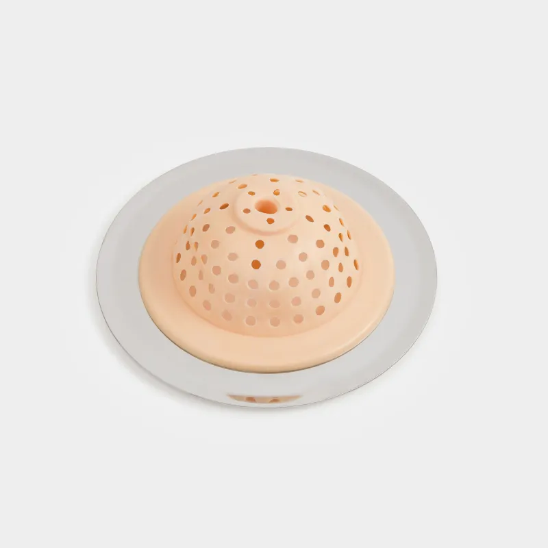 Фильтр для раковины, 11 см, сталь/резина, бежевый, Keeping, image-4