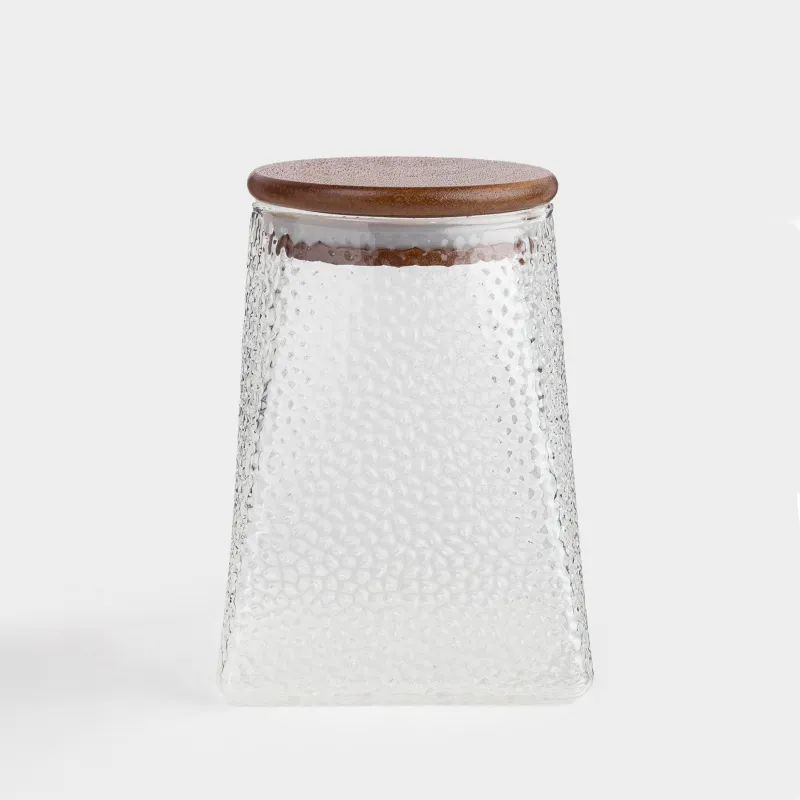 Сусымалы өнімдерге арналған құты, 750 мл, шыны/ағаш, Relli wood