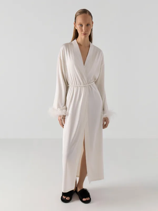 Халат женский, с длинным рукавом, Adria, image-0