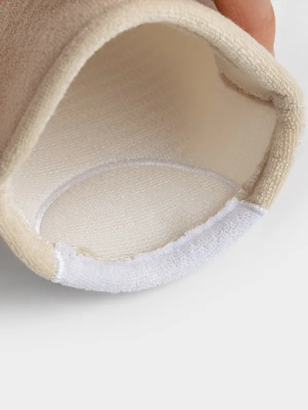 Денені жууға арналған жөке-қолғап, 20х17 см, балаларға арналған, полиэстер, сарғылт-қоңыр және ақ, Мысық, Cat, image-4