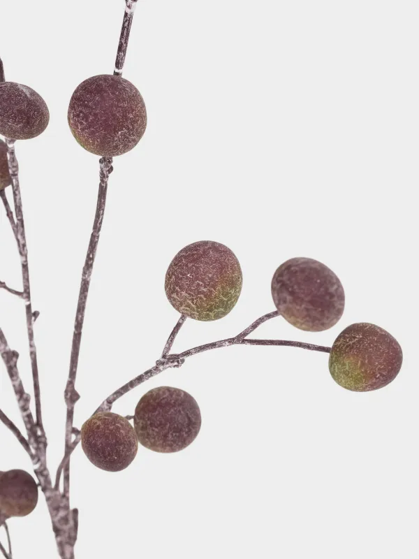 Ветка декоративная, 1,1 м, пенопласт/полиэтилен, Ягоды, Balls decor, image-3