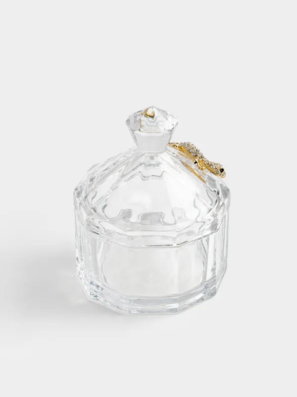 Сақтау ыдысы, 12х14 см, 330 мл, шыны Р/металл, Алтын кесіртке, Alid, image-1