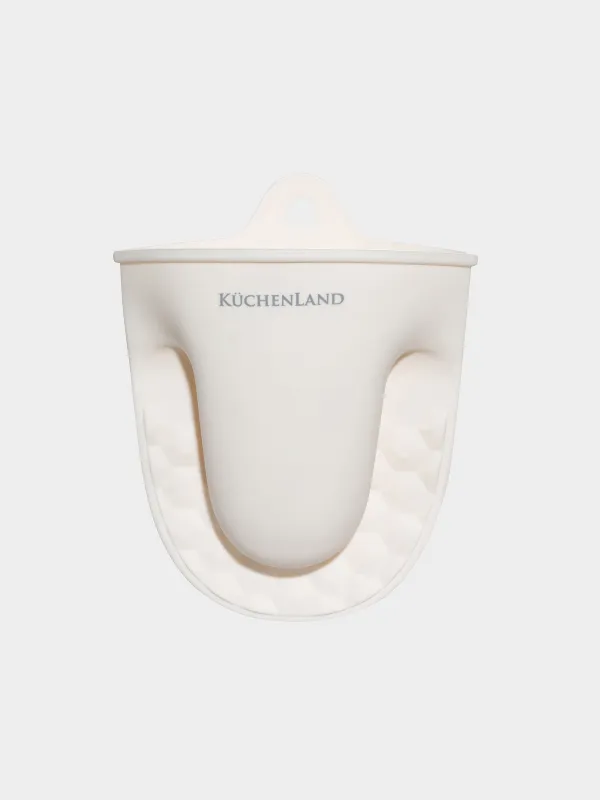 Ұстағыш-қолғап, 15 см, силикон, сарғылт, Шағын, Bakery, image-0