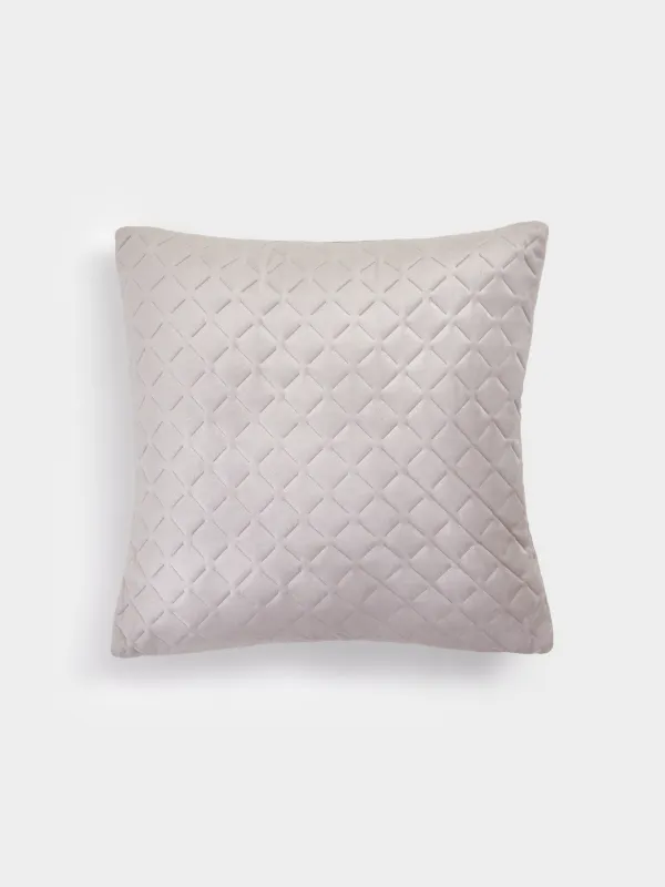 Жастық сәндік, 45х45, көрпе, барқыт, сирень, Ромбтар, Sewing, image-0