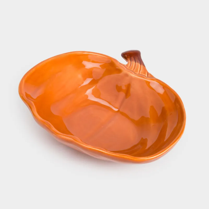 Салатник, 21х6 см, 480 мл, керамика D, оранжевый, Тыква, Forest symphony