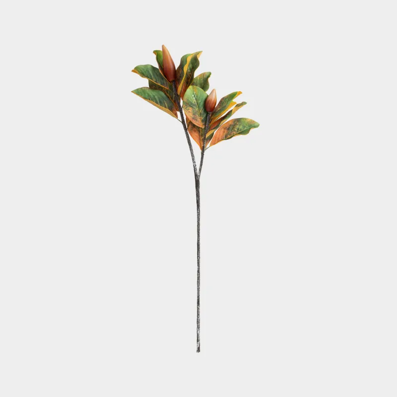 Ветка декоративная, 98 см, Листья магнолии, Broadleaf decor