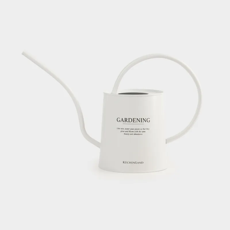 Лейка, 1,8 л, металл, молочная, Gardening