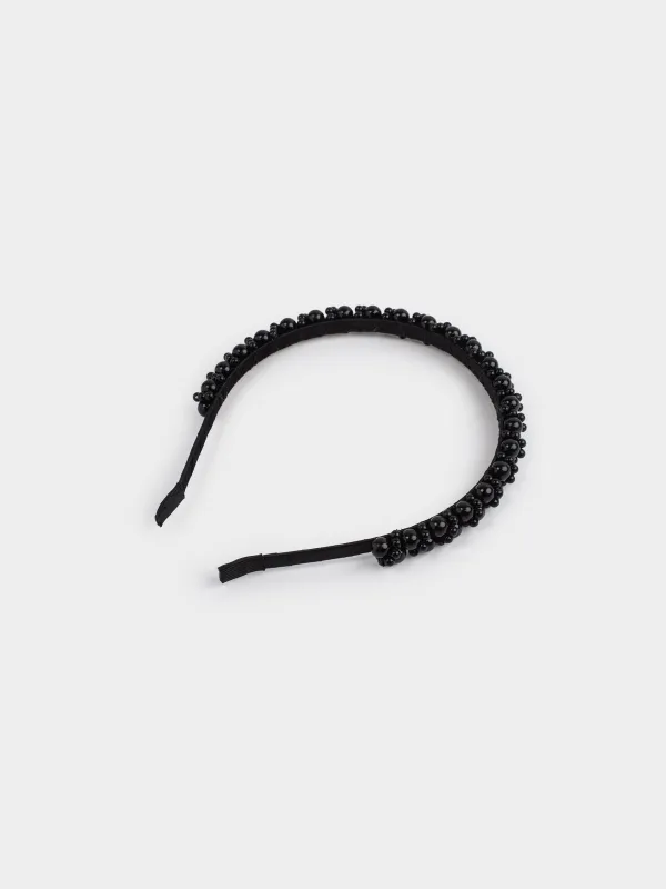 Тоғыншақ, 13х16 см, пластик/металл, қара, моншақтар, Hairstyle, image-4